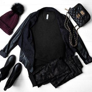 **BRAND NEW**  Plus Size Bella Canvas Black Heather Tshirt Wholesale